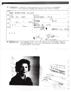 Amy Goldin Art Critic Passport
